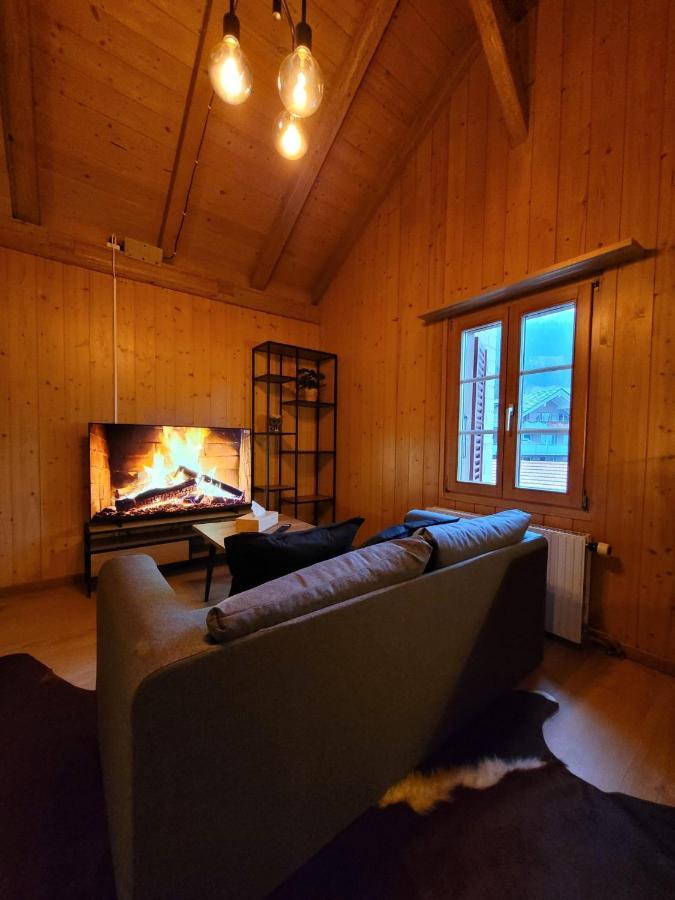Forest View Apartment In Leissigen By Interlaken With No Kitchen Extérieur photo